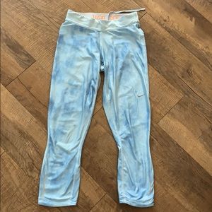 Tie-Dye Blue Nike leggings